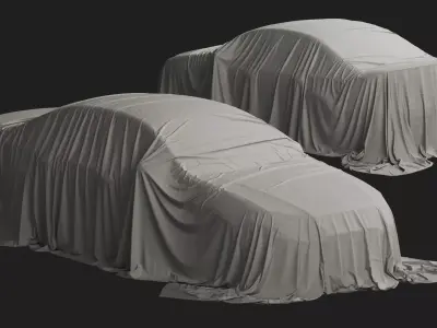 Ordinary Car Cover 04 3D model