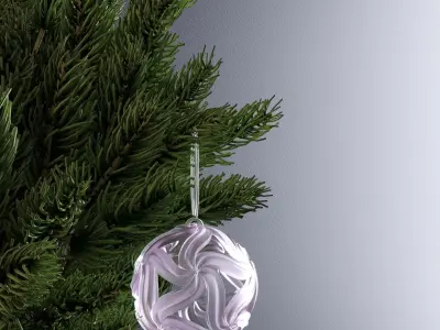 Unique design Christmass ball set of 22 collection 3D print model