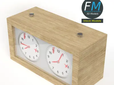 Chess clock 1 3D model