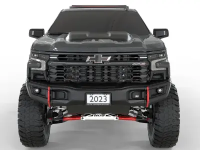 Chevrolet Silverado ZR2 BISON 2024 3D model