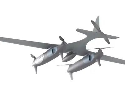 Unmanned Heven Drone Raider loader 3D model