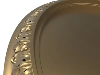 Carved Picture Frame 3D model 90