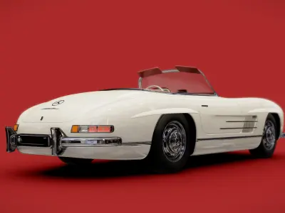 Mercedes Benz SL300 roadster 3D model