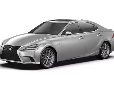 2014 Lexus IS350 3D model