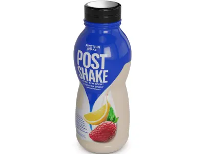 Food for sport Protein Shake Low-poly 3D model