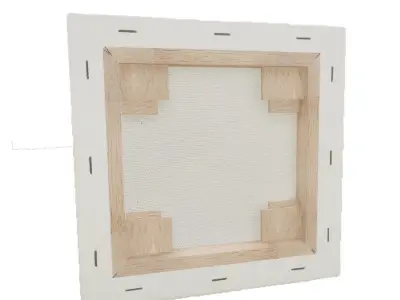 Canvas - Guitar Low-poly 3D model