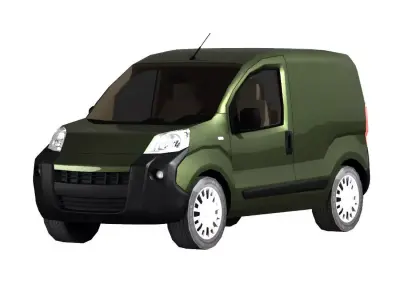 Citroen nemo Low-poly 3D model
