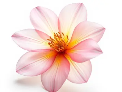 Radiant Prismatic Flower Sculpture model pack Low-poly 3D model