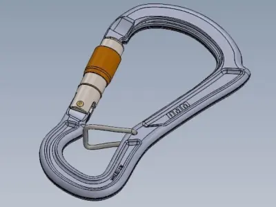 Carabiner 3D model purchase