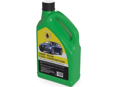 Oil and lubricants Car Care - Oil and Lubricants Low-poly 3D model