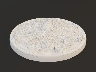 Rosette  for cnc machine 3D model