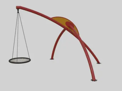 Playground Portal Swing - 04 3D model