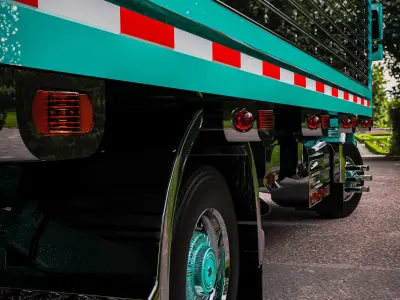 Isuzu FRR Forward box truck 3D model