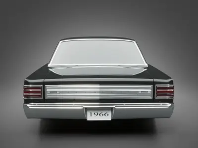 1966 Plymouth Belvedere II 3D model