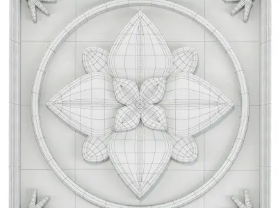 Decorative panels - Set 2 3D model