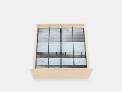 MALM Bed frame high 107 Low-poly 3D model