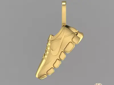 nike sneakers pendant 3 3D print model