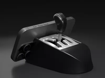 Drive nDock  Phone Stand  Gear Shift Anti-Stress Toy  3D print model