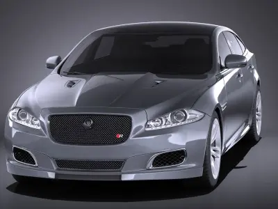 Jaguar XJR 2015 VRAY 3D model