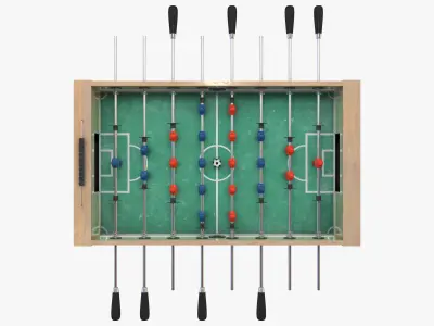 Foosball Table 3D model