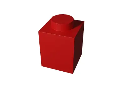 Lego Brick 1x1x1 3D model