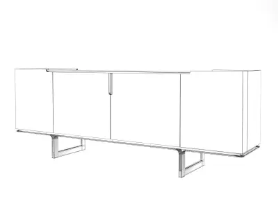 Veronique 1 Sideboard 3D model
