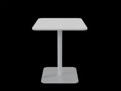 Mesa Cafe Table-Model 4671 v-02 Low-poly 3D model