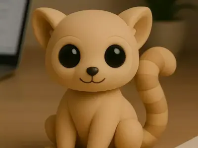Lemur - Kawaii Animals Collection 3D print model