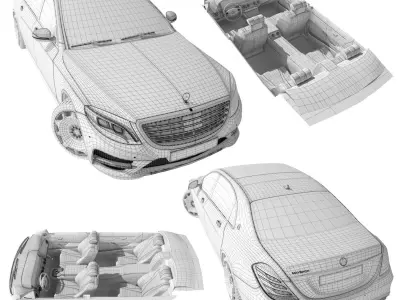 Mercedes Maybach 3D model