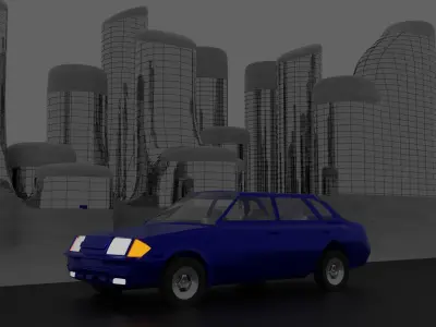 Sedan 3D model