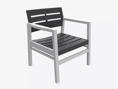 Garden chair Surabaya 3D model