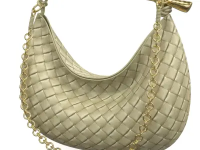Bottega Veneta Sardine Chain Bag Low-poly 3D model