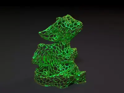 Baby dragon 3D print model