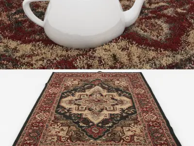 Rugs No 476 Low-poly 3D model
