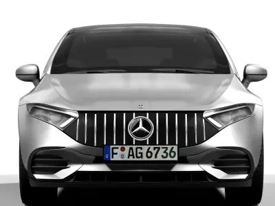 Mercedes Benz EQE 53 AMG 3D model