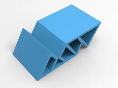 Walserart Wall Furniture Low-poly 3D model