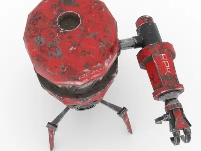 RAK robot Free low-poly 3D model