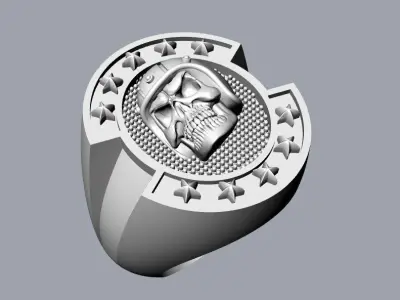 Men rings 06 3D print model