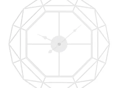 Golden Atlas wall clock 3D model