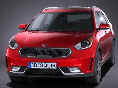 Kia Niro 2017 3D model