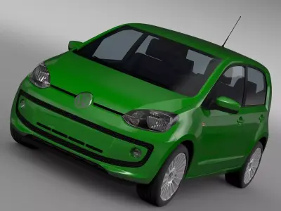VW Eco UP 5 door 2013 3D model