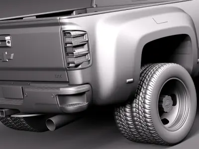 Chevrolet Silverado HD 2015 3D model