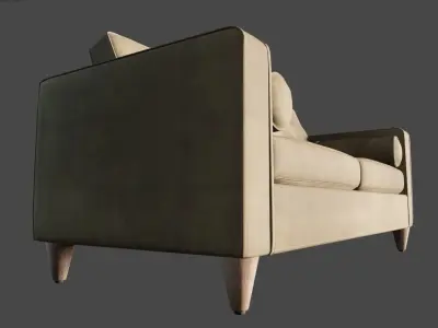 Braxton Sleeper Sofa only 3D model