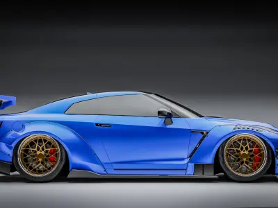 Nissan GTR R35 Liberty Walk Type 2 3D model