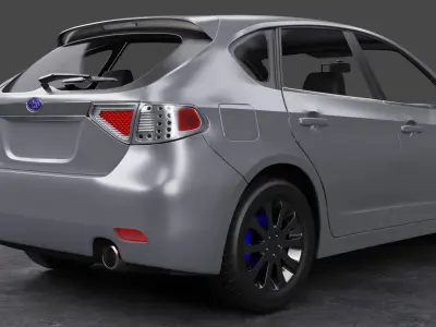 Car Subaru Impreza  3D model