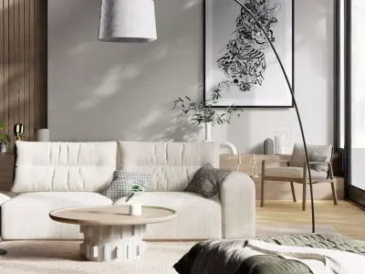 Modern living room  3D model