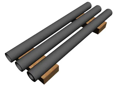 1-1 2in Pipe 3D model