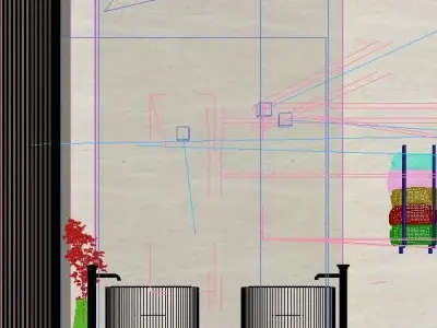 luxury bathroom design - Luxury Guest Bathroom  3D model