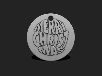 Christmas Ornament - Pendant -  Christmas Tree  - Decor - 03 3D print model