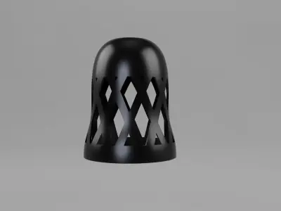 Faceted lampshade Free 3D print model